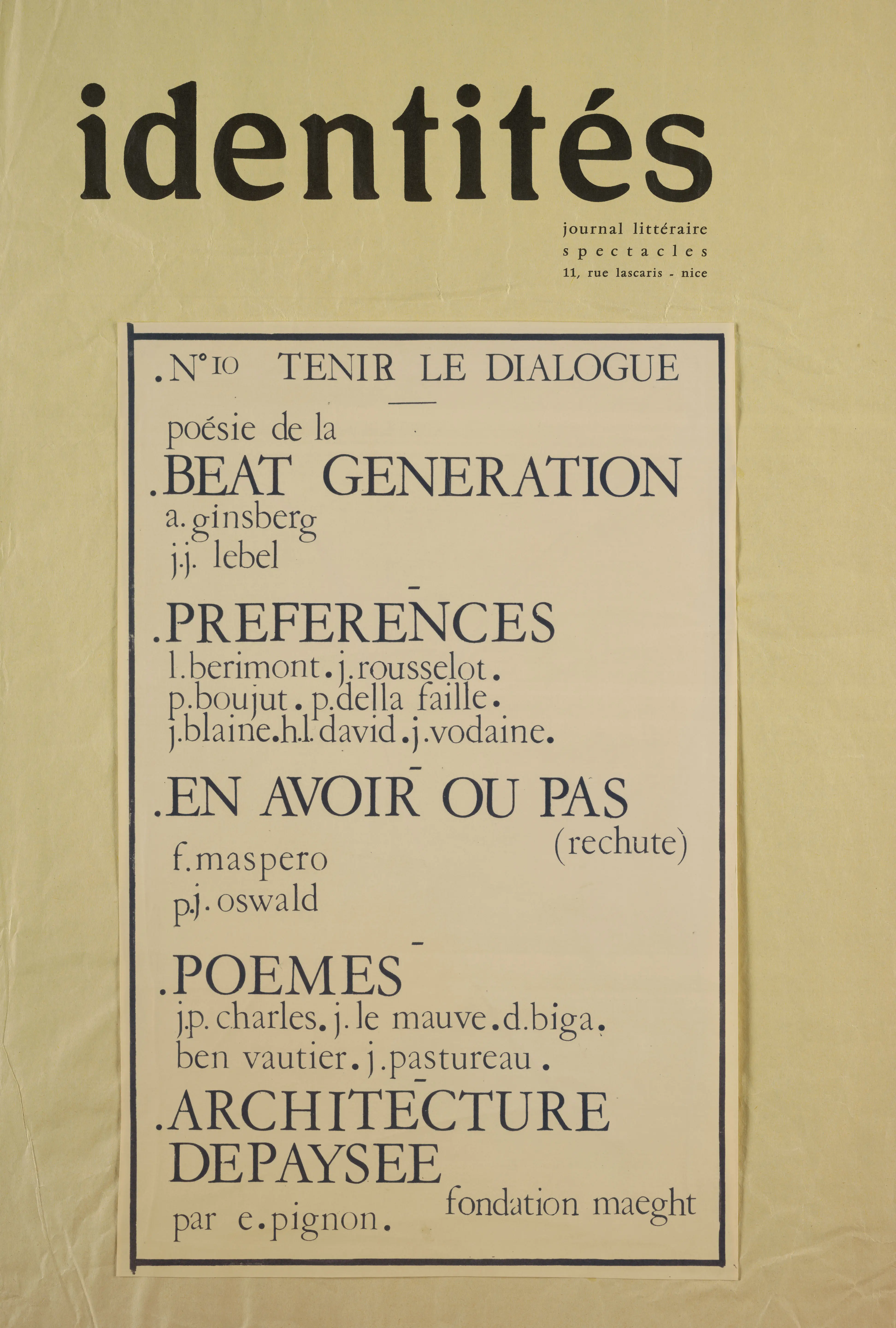 Archive 1965